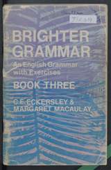 غلاف Brighter Grammar: An English Grammar with Exercises - Book Three