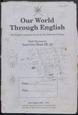 غلاف عالمنا من خلال اللغة الإنجليزية - كتاب الأنشطة 6E(A) (Our World Through English – Activities Book 6E(A))
