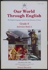 غلاف Our World Through English - Grade 8 Activities Book A