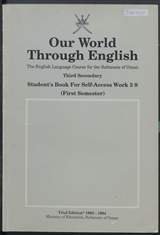 غلاف Our World Through English - Student's Book For Self-Access Work 3S